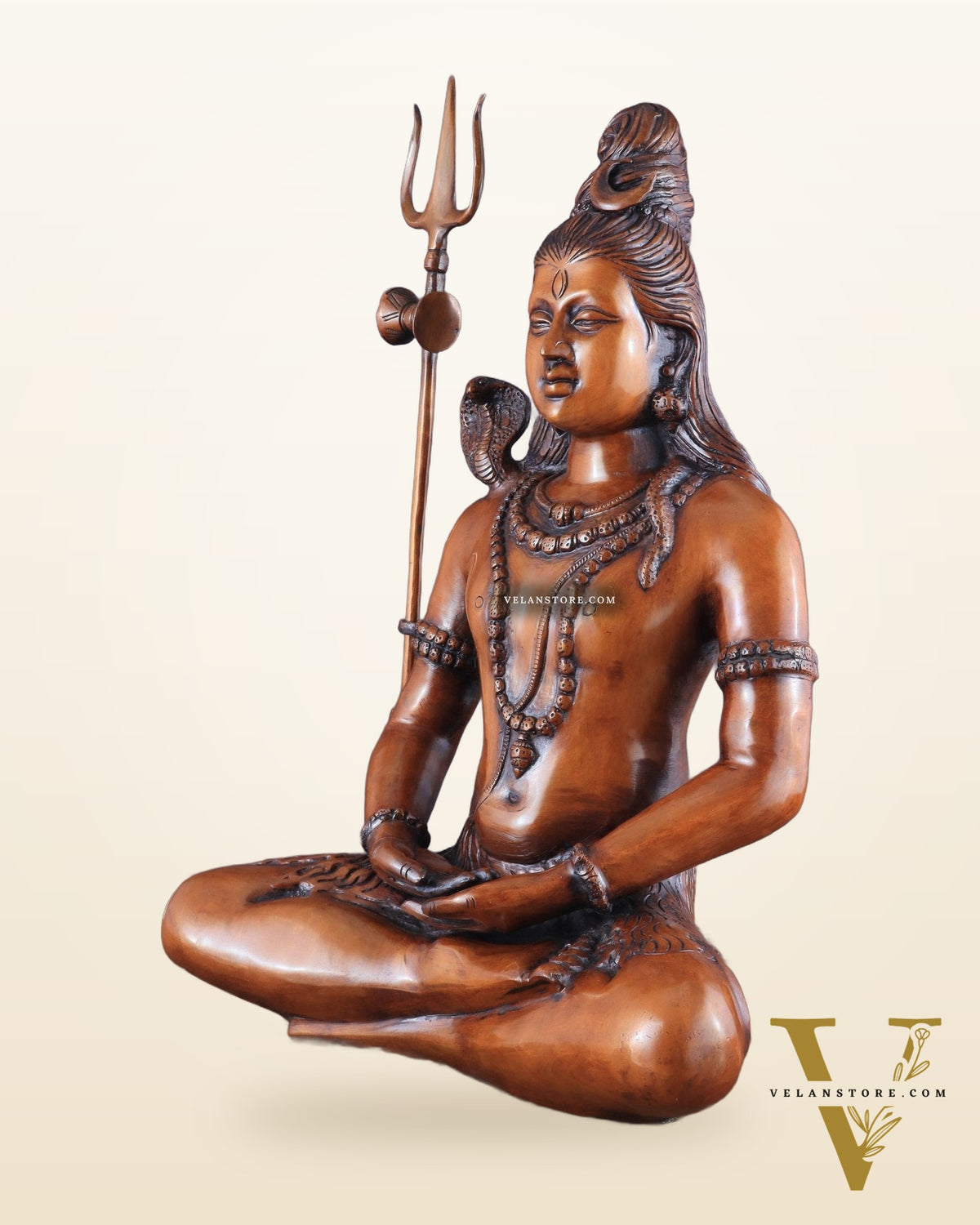 Brass Lord Shiva statue - Meditation Posture 20 inch