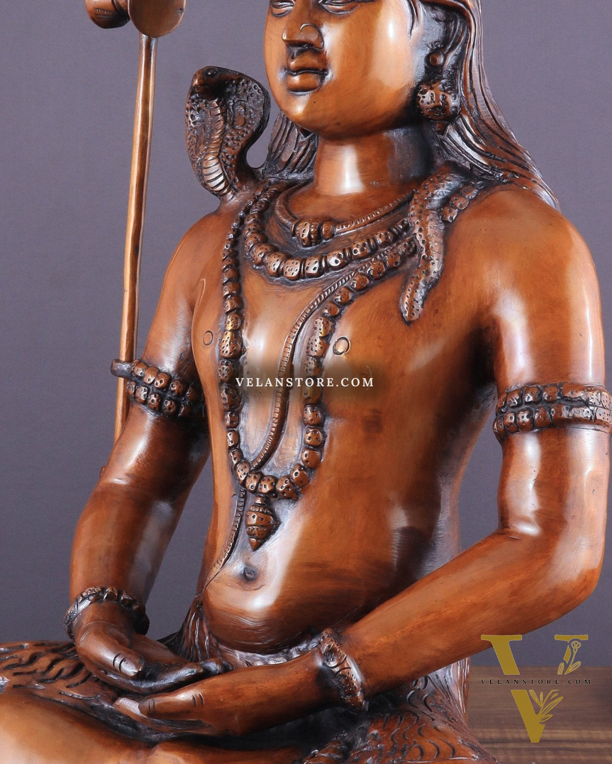 Brass Lord Shiva statue - Meditation Posture 20 inch