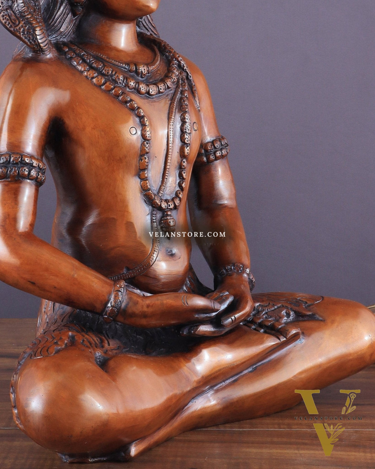 Brass Lord Shiva statue - Meditation Posture 20 inch