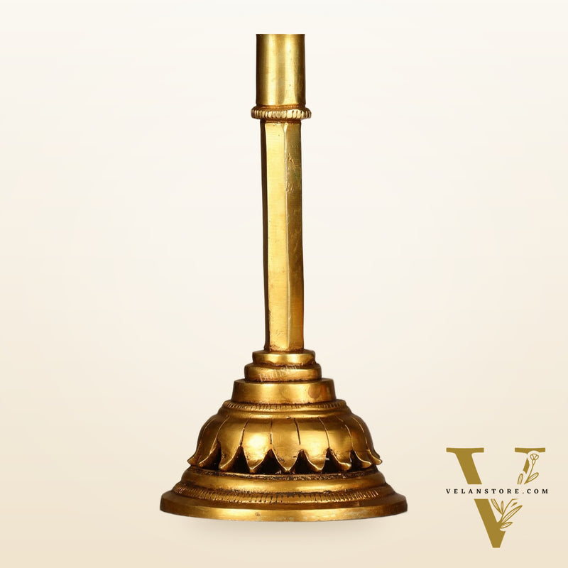 Brass Lord Shiva Trishul Standing Accent - 13.5"