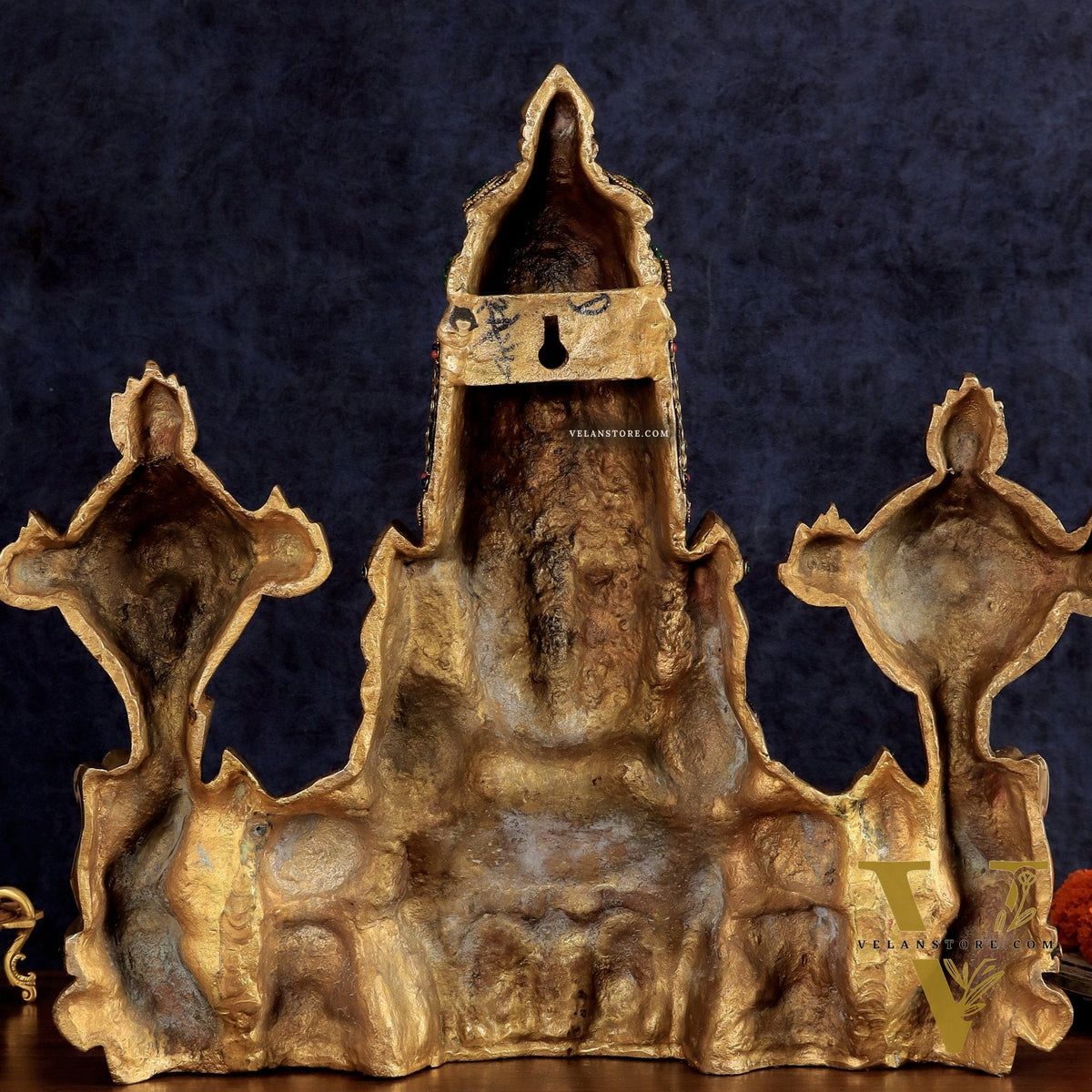 Brass Lord Venkateshwara Tirupati Balaji Face Wall Hanging 20"