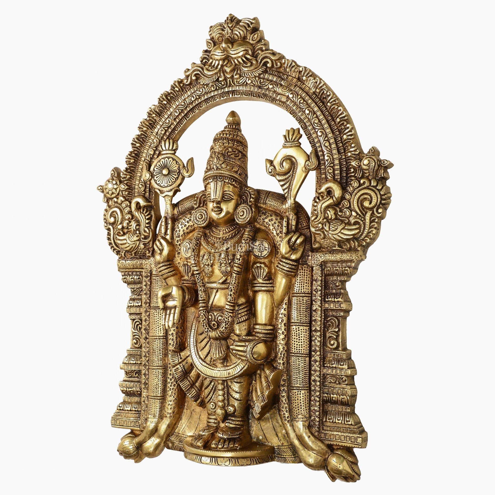 Brass Lord Venkateshwara Tirupati Balaji Wall Hanging - 26 Inch