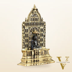 Brass Mahavir Swami Jain Tirthankar Handicraft Statue – 12" Height, 3 kg
