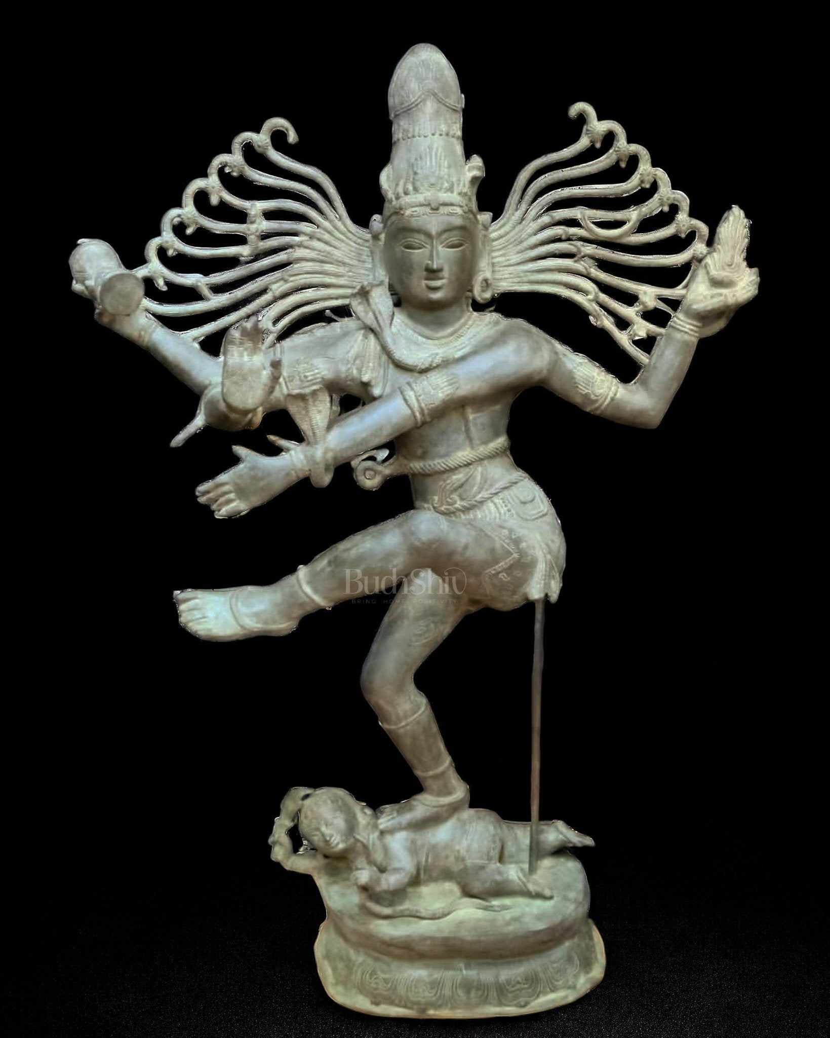 Brass Majestic Large Dancing Lord Shiva Sculpture | Natarajasan - 5 feet