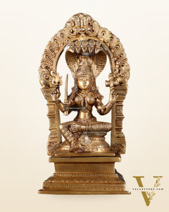 Brass Mariamman Karumariamma Idol | Height: 9.5 inch