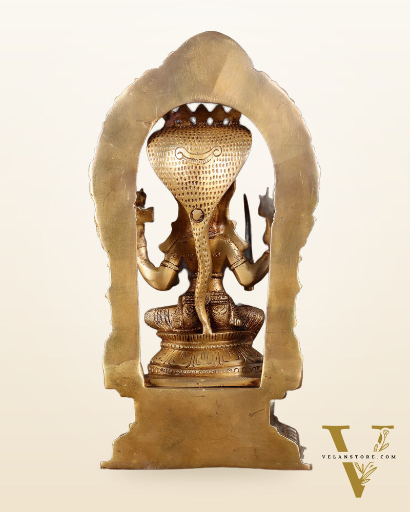 Brass Mariamman Karumariamma Idol | Height: 9.5 inch