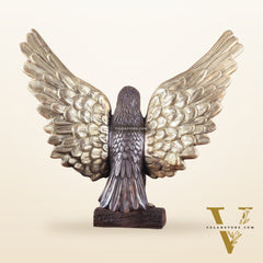 Brass Massive Eagle Jatayu with Open Wings Sculpture 41 inch