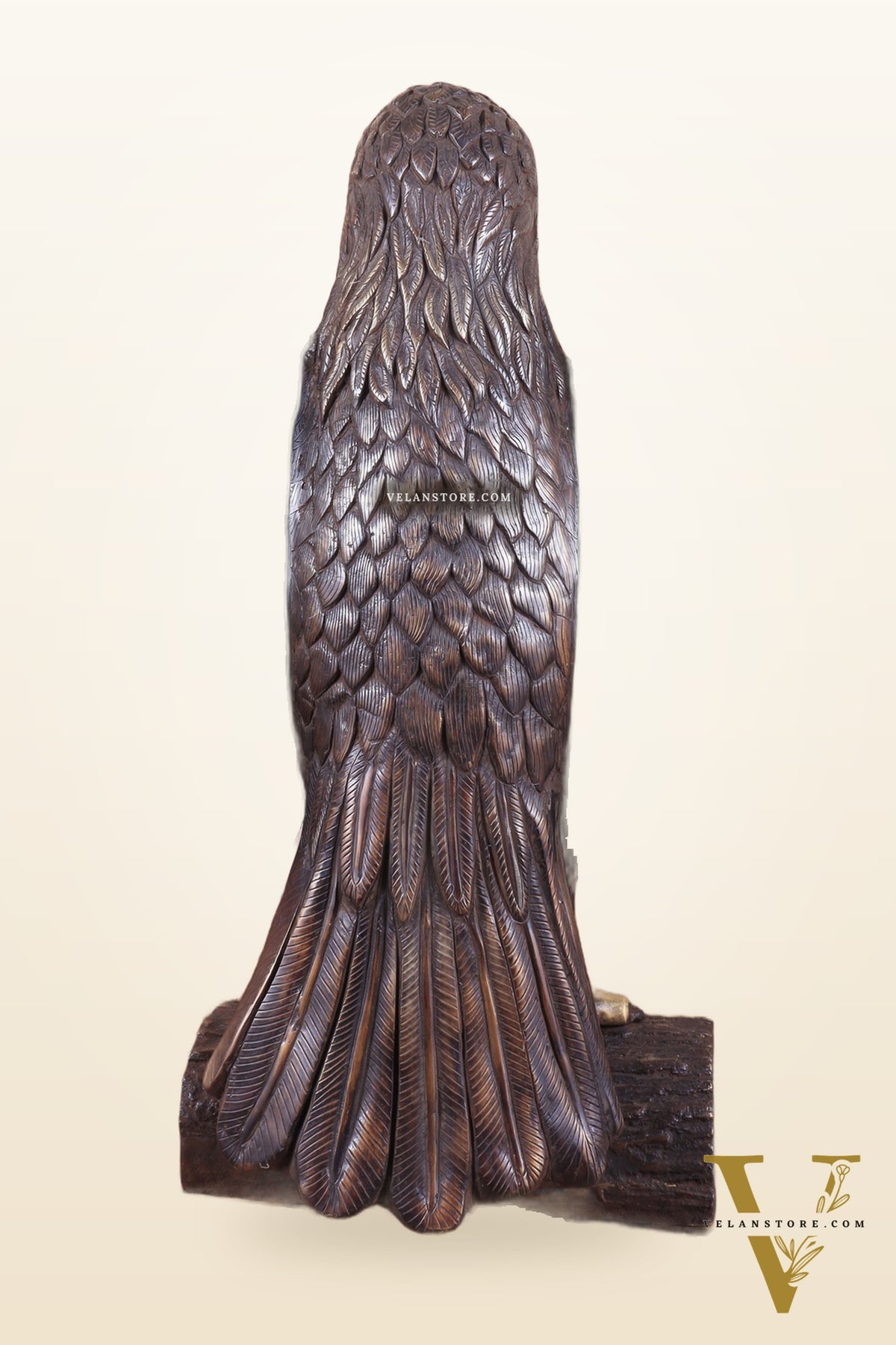 Brass Massive Eagle Jatayu with Open Wings Sculpture 41 inch