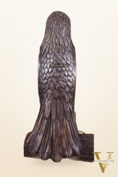 Brass Massive Eagle Jatayu with Open Wings Sculpture 41 inch