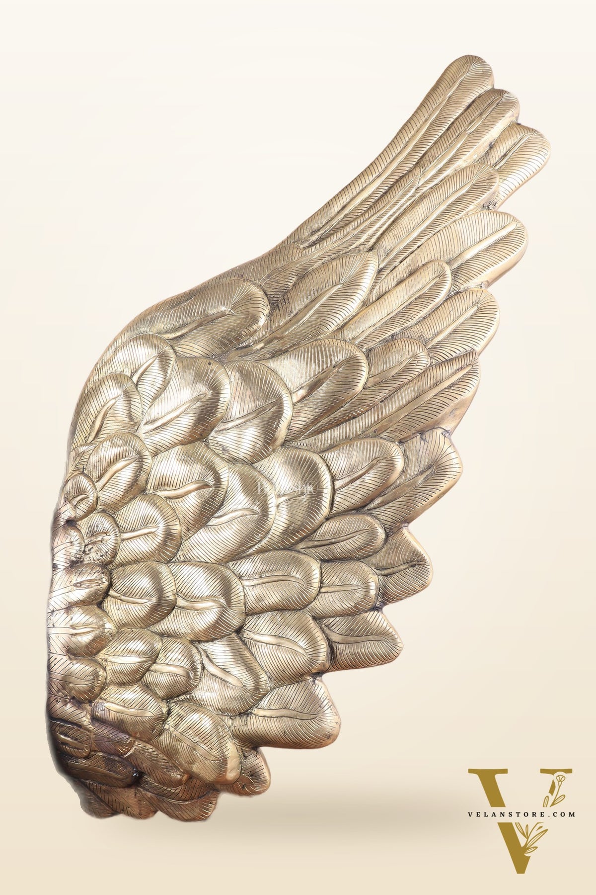 Brass Massive Eagle Jatayu with Open Wings Sculpture 41 inch
