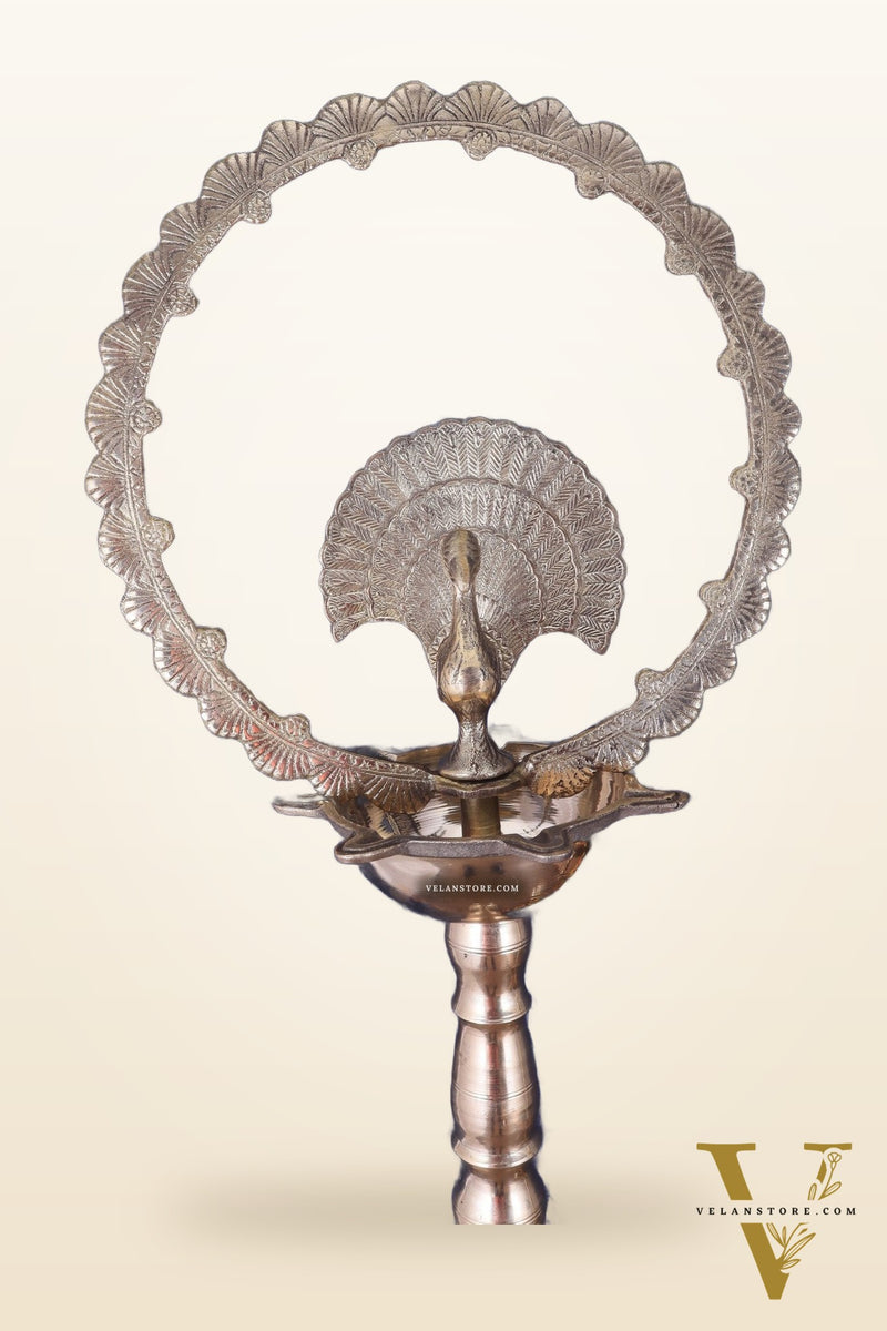 Brass Mayur Inauguration Lamp – Large 54"