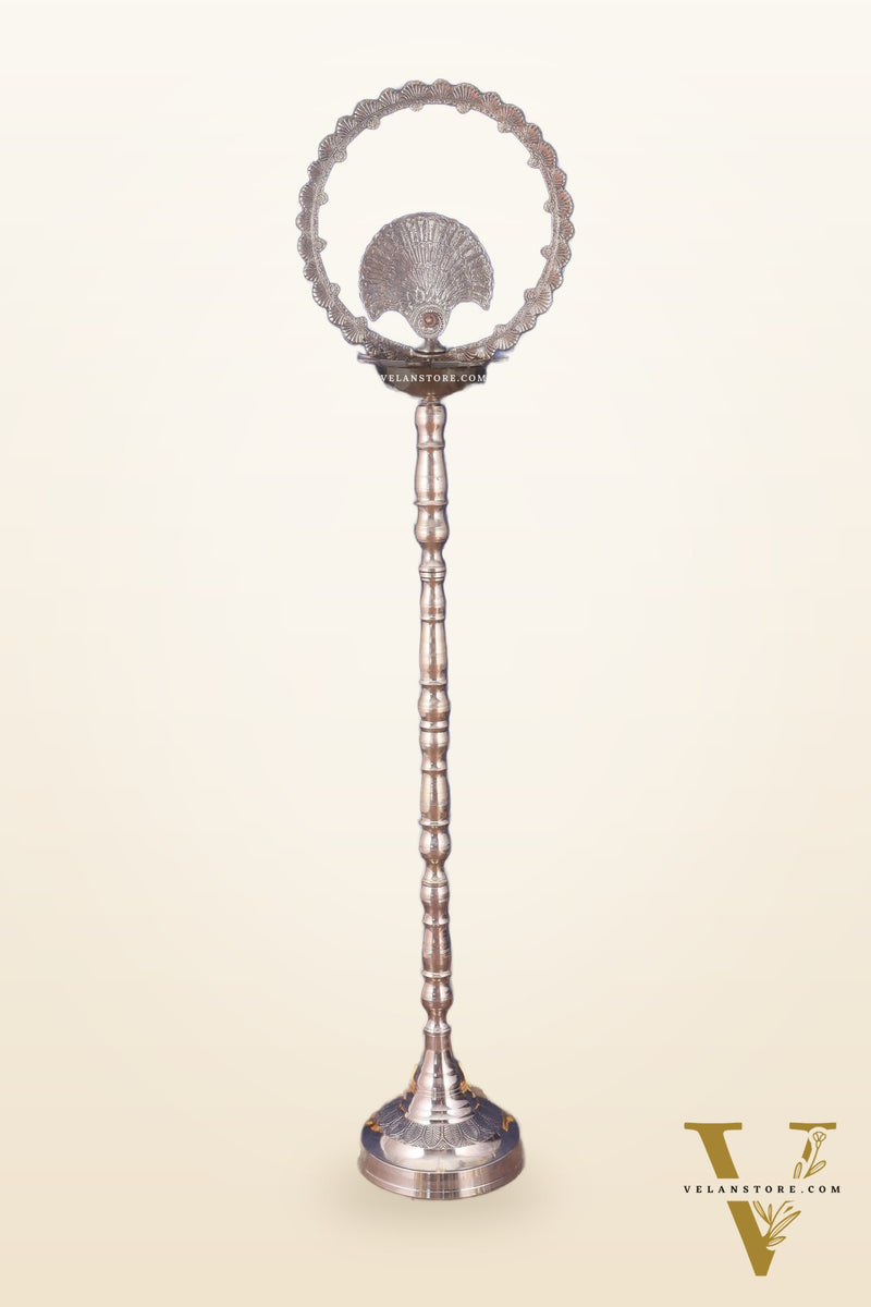 Brass Mayur Inauguration Lamp – Large 54"
