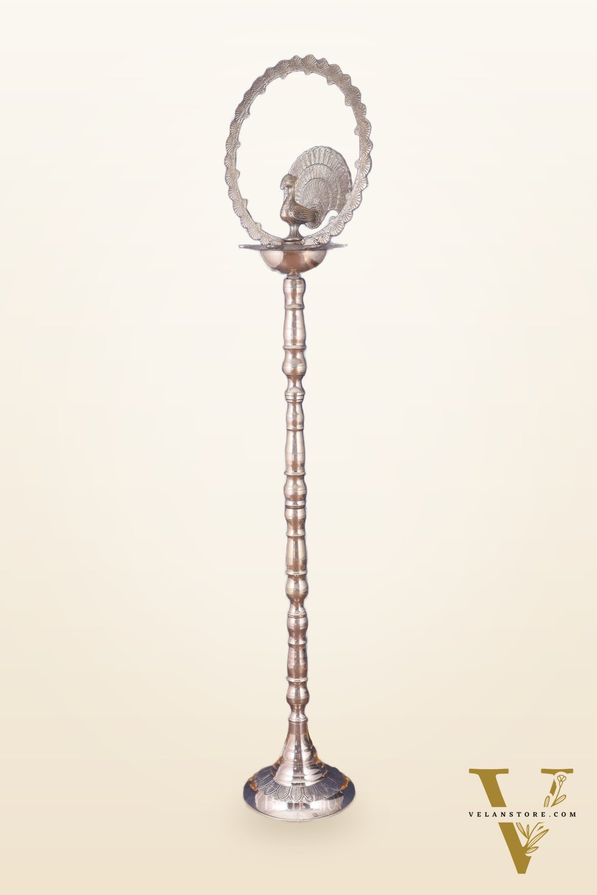 Brass Mayur Inauguration Lamp – Large 54"