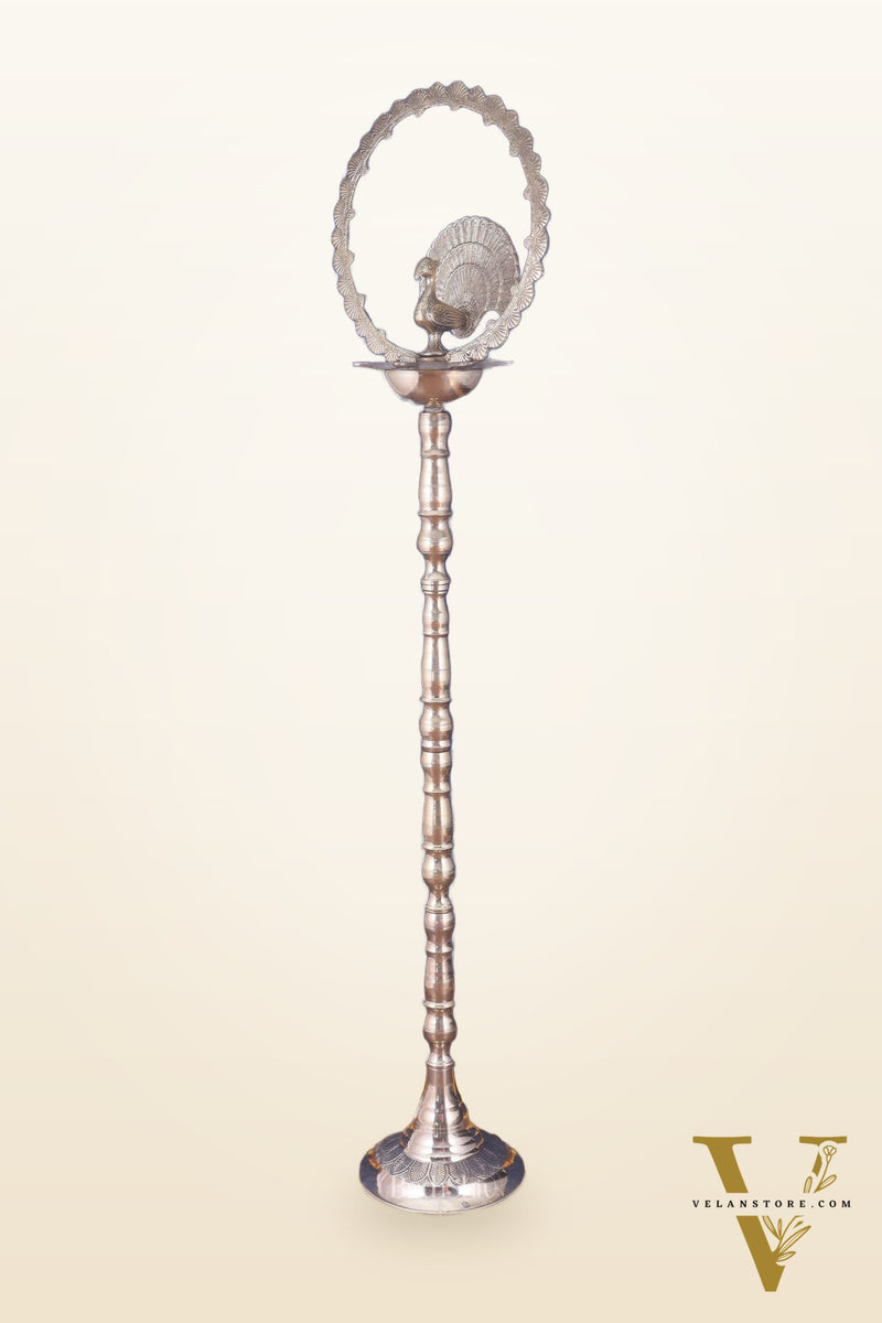 Brass Mayur Inauguration Lamp – Large 54"