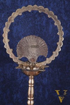 Brass Mayur Inauguration Lamp – Pair 46"