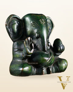 Brass Miniature Appu Ganesh Idol with Big Ears 3"