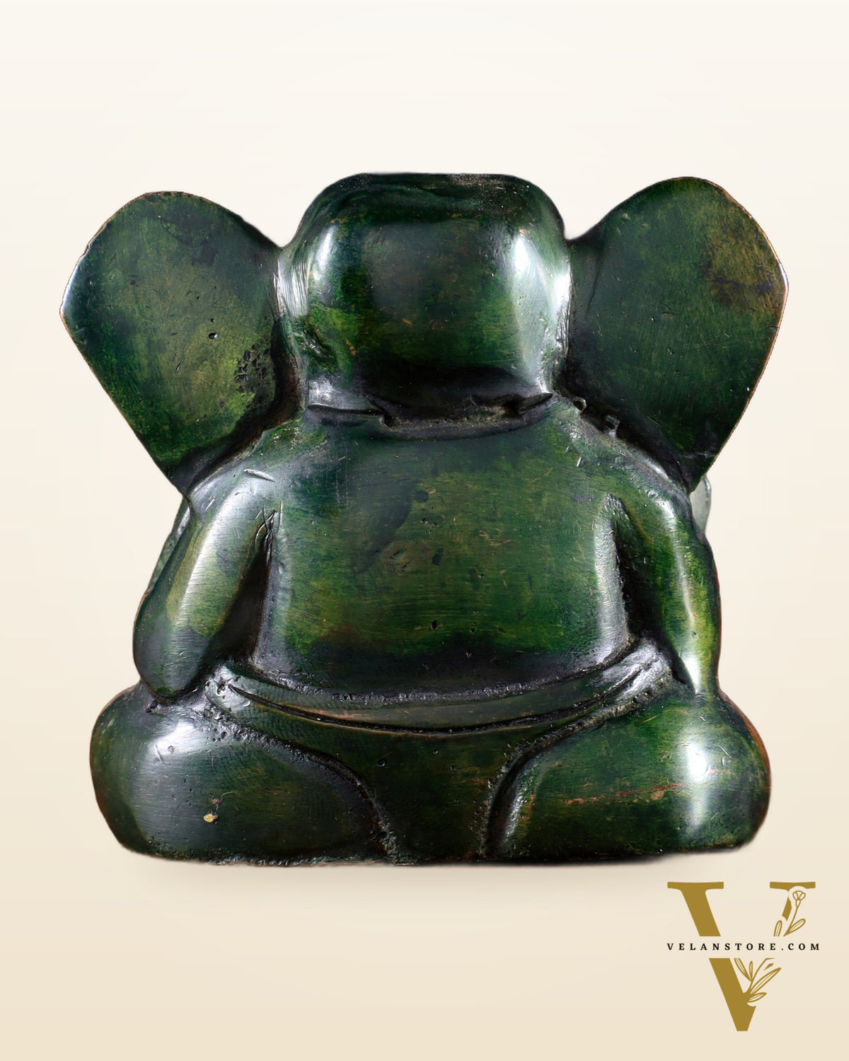 Brass Miniature Appu Ganesh Idol with Big Ears 3"