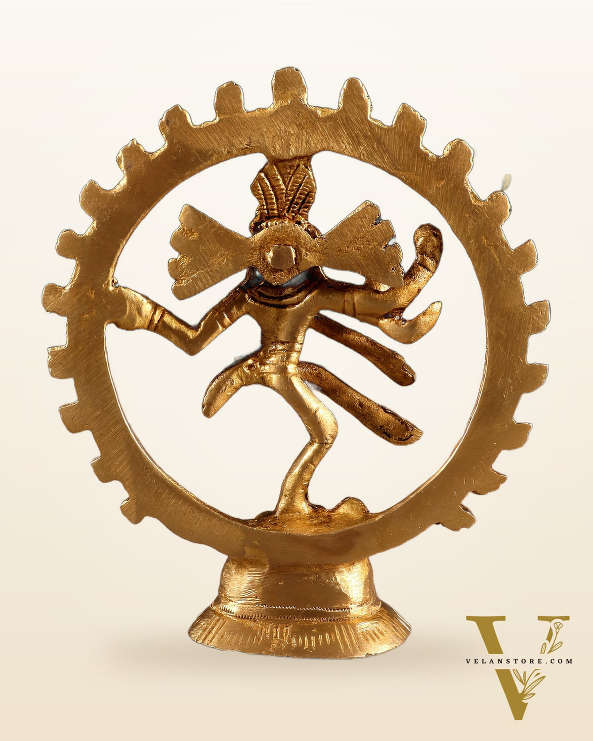 Brass Miniature Nataraja Statue – 4 Inch
