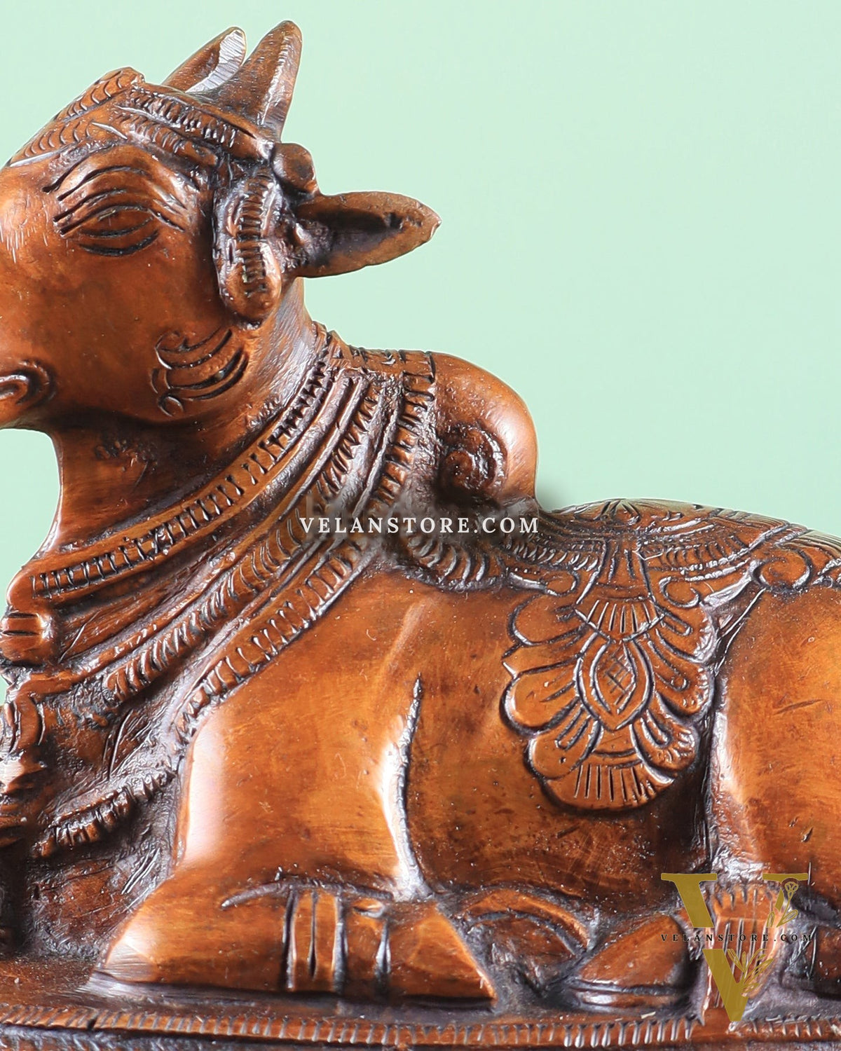 Brass Nandi Bull Idol copper tone | 5.5 inch
