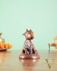 Brass Nandi Bull Idol copper tone | 5.5 inch