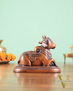 Brass Nandi Bull Idol copper tone | 5.5 inch
