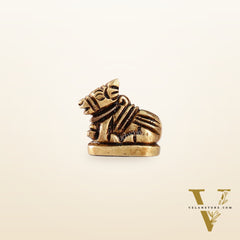 Brass Nandi miniature 1 inch
