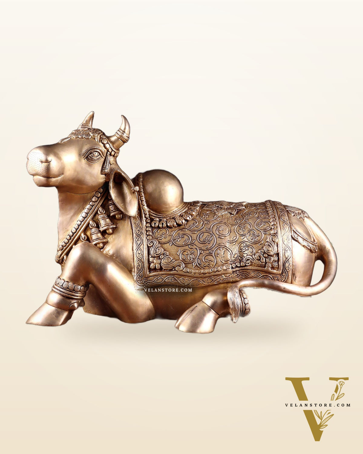 Brass Nandi Statue 21 inch