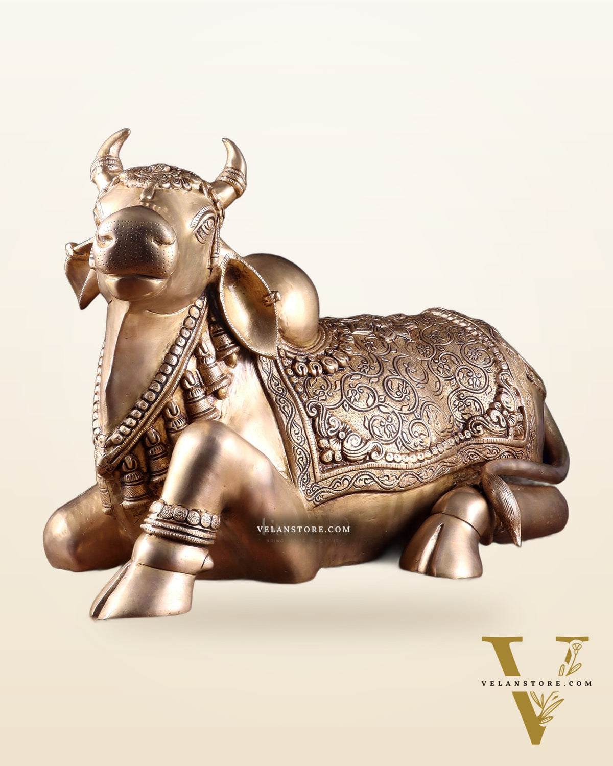Brass Nandi Statue 21 inch