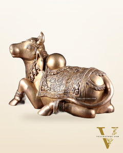 Brass Nandi Statue 21 inch