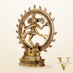 Brass Nataraja Sculpture - 18.5 Inch