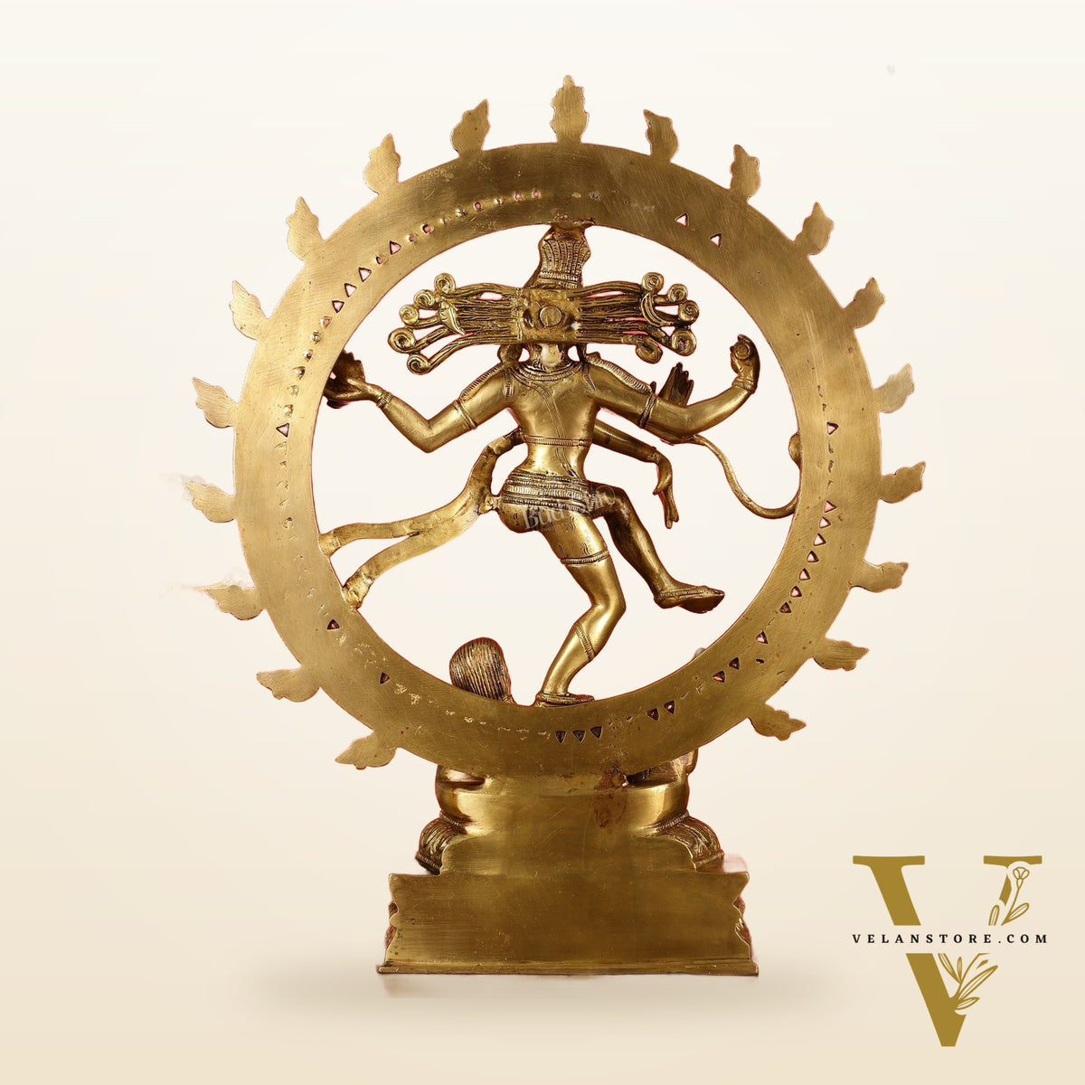Brass Nataraja Sculpture - 18.5 Inch