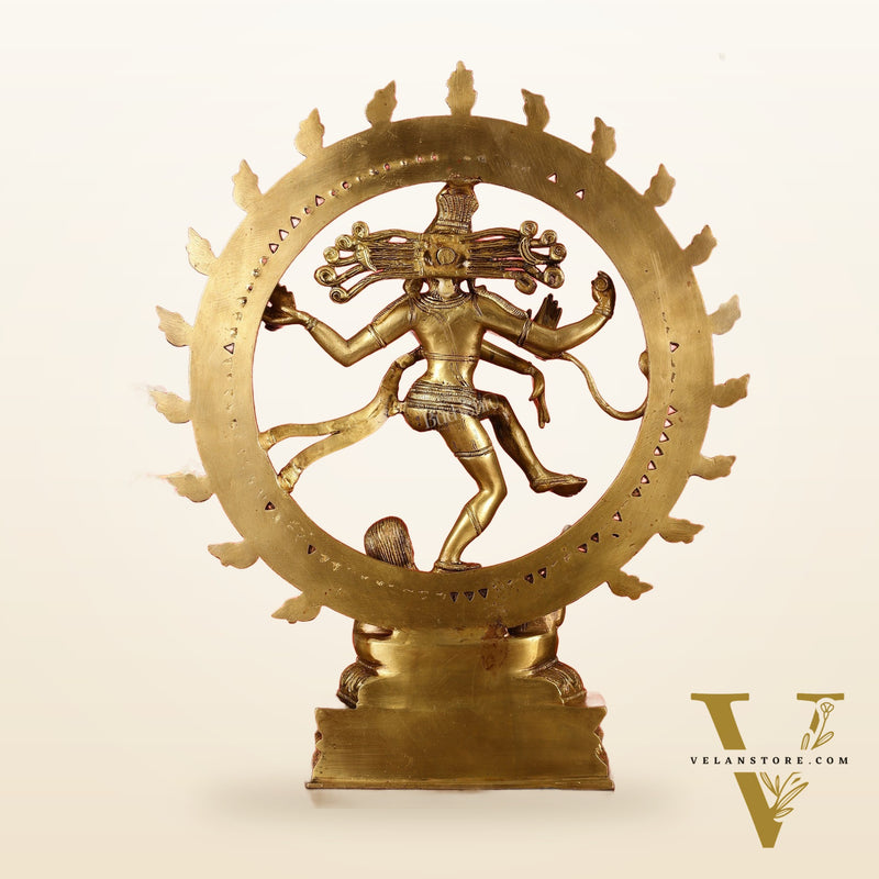 Brass Nataraja Sculpture - 18.5 Inch
