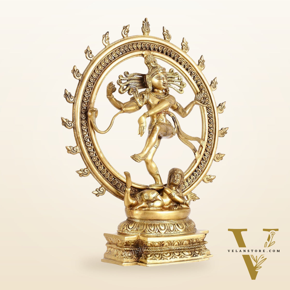 Brass Nataraja Sculpture - 18.5 Inch