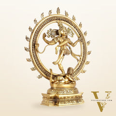 Brass Nataraja Sculpture - 18.5 Inch