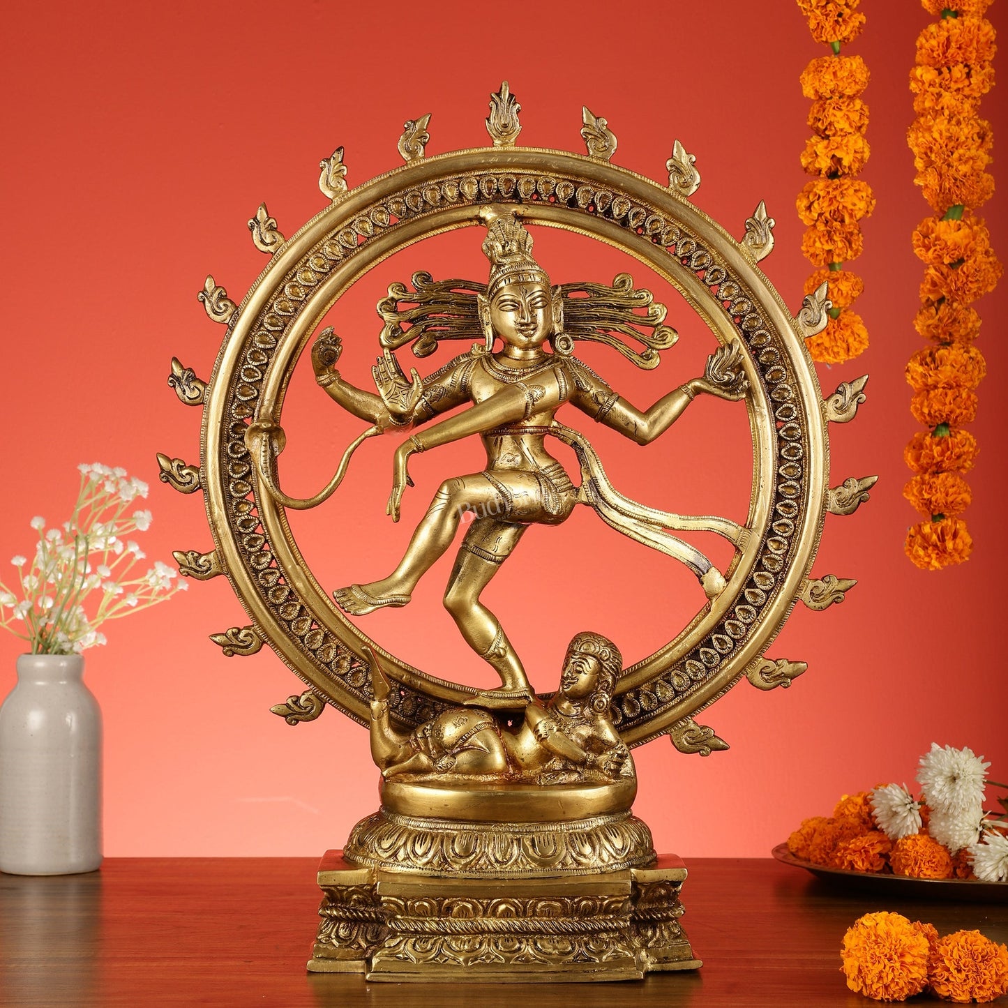 Brass Nataraja Sculpture - 18.5 Inch
