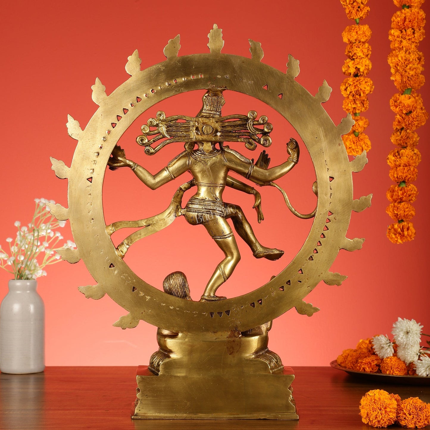 Brass Nataraja Sculpture - 18.5 Inch