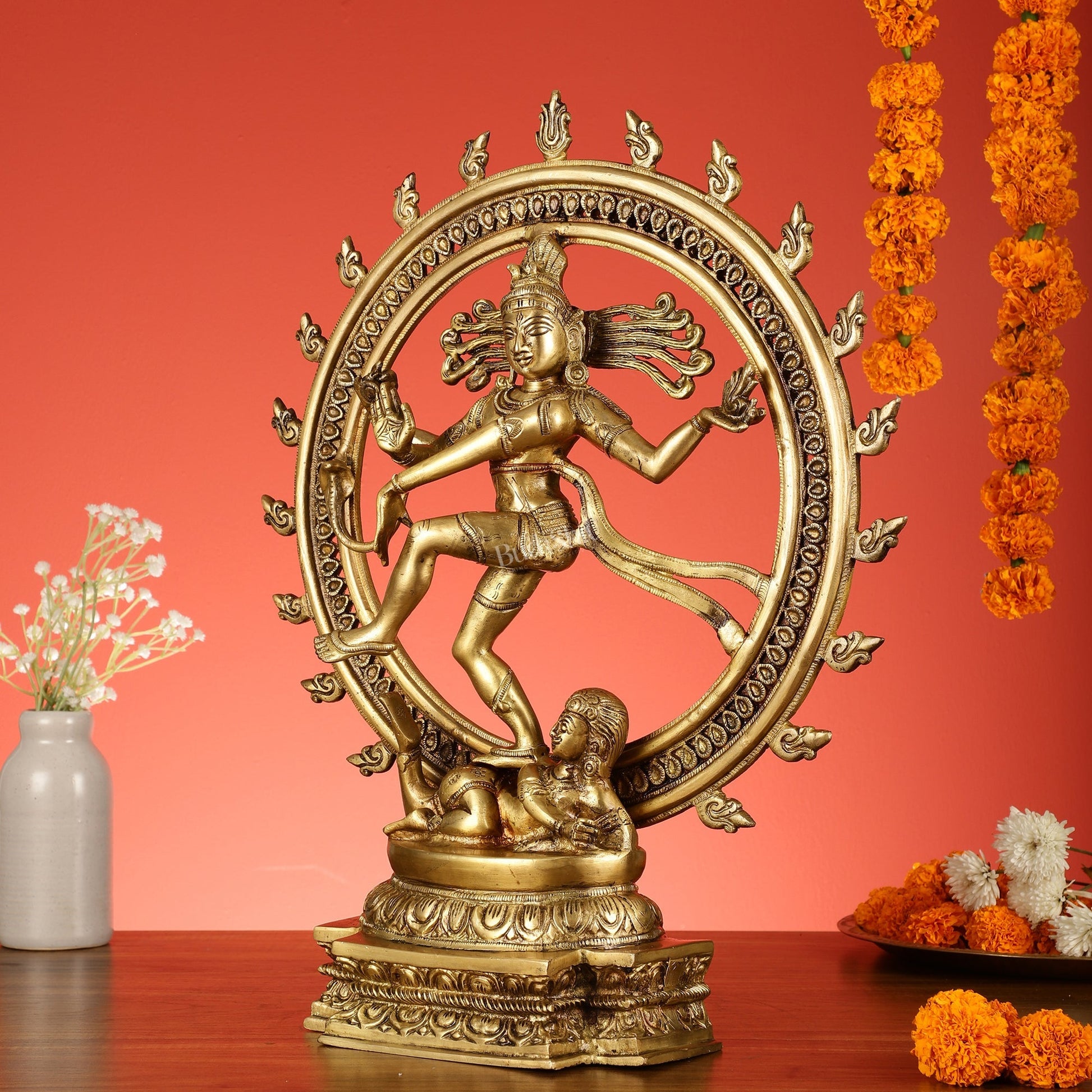 Brass Nataraja Sculpture - 18.5 Inch