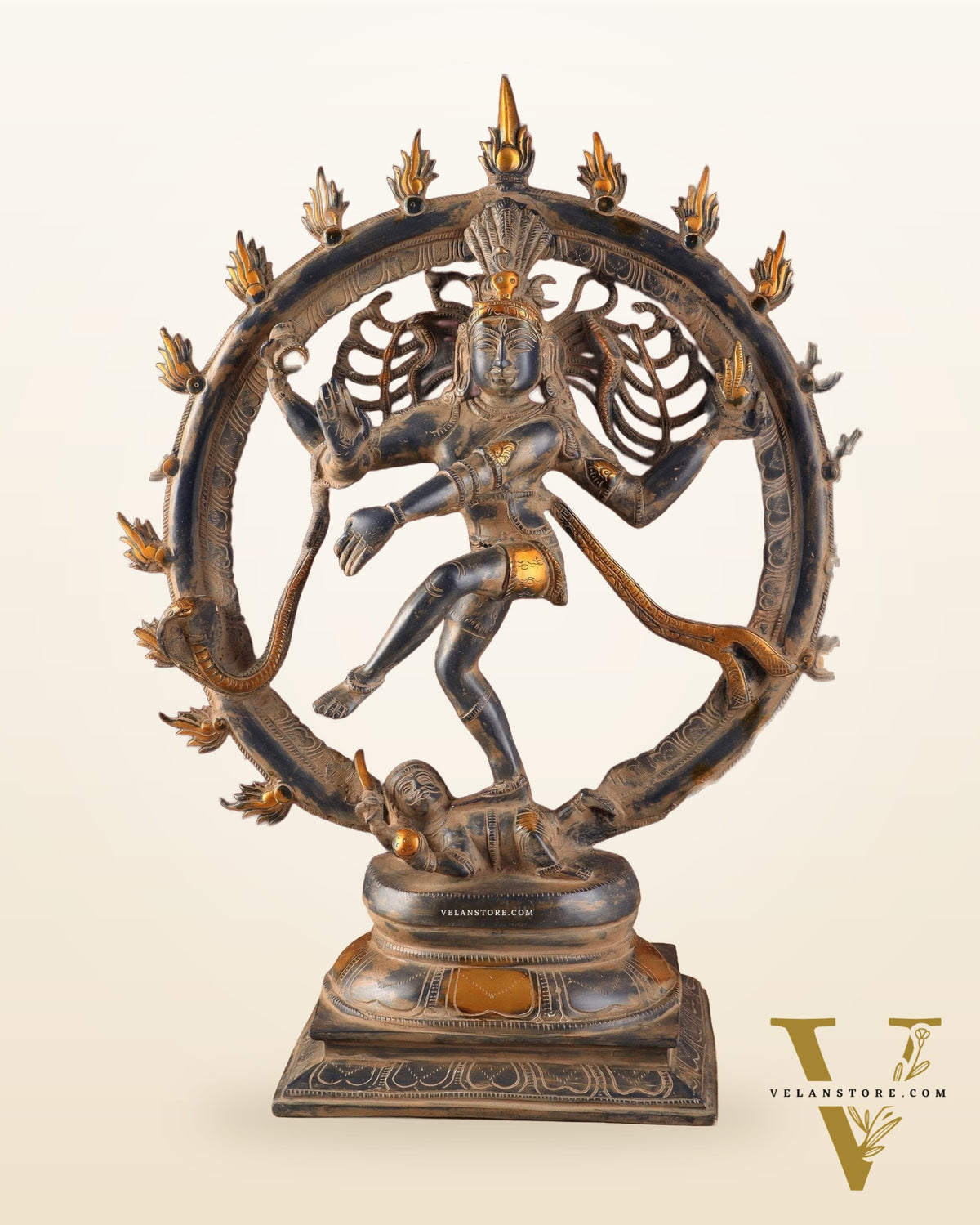 Brass Nataraja Sculpture 24 inch sand finish