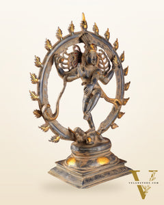 Brass Nataraja Sculpture 24 inch sand finish