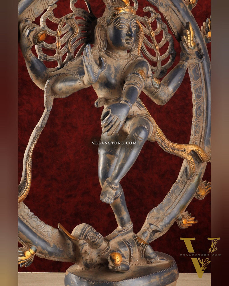 Brass Nataraja Sculpture 24 inch sand finish