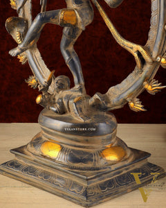 Brass Nataraja Sculpture 24 inch sand finish