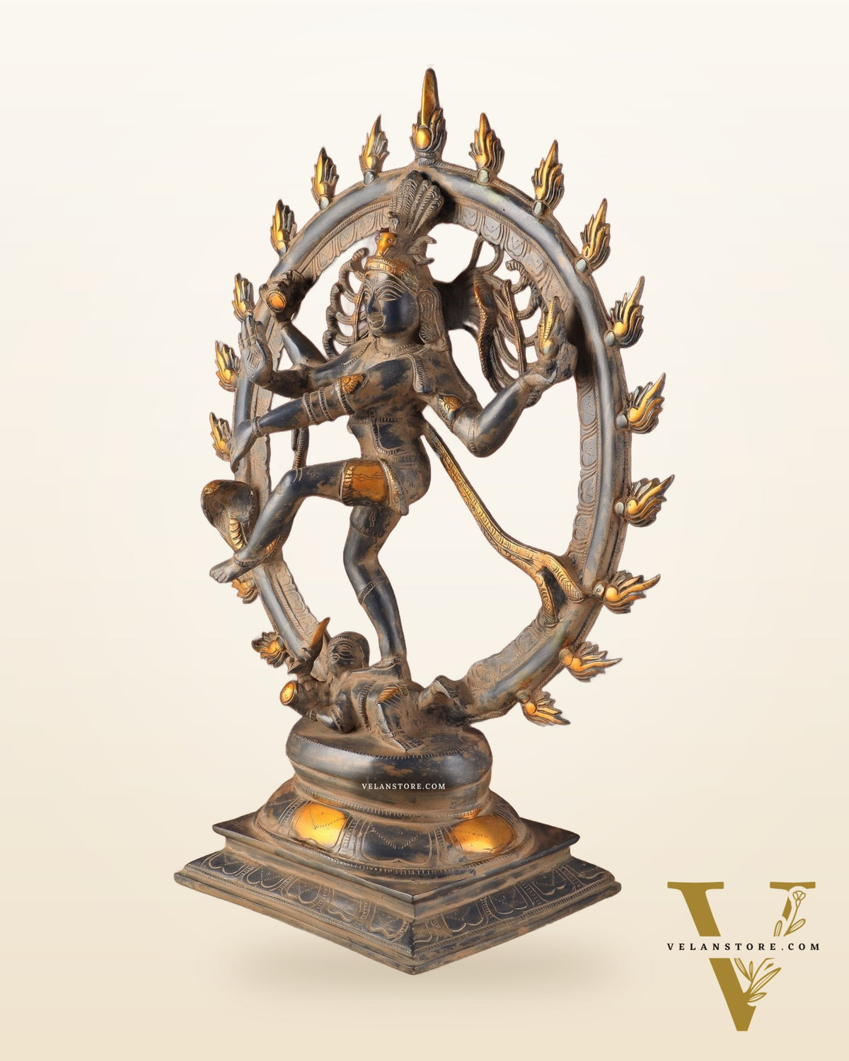 Brass Nataraja Sculpture 24 inch sand finish