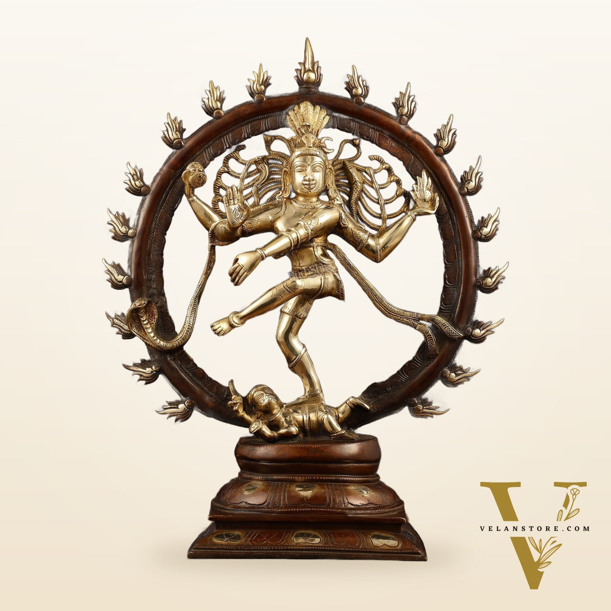 Brass Nataraja Sculpture 24 inch