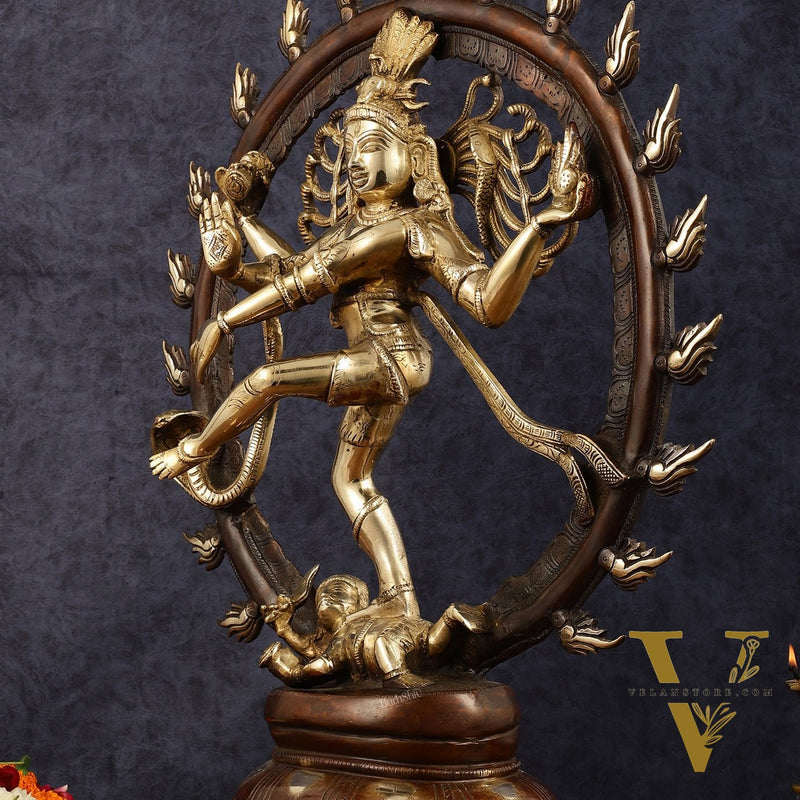 Brass Nataraja Sculpture 24 inch