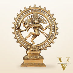 Brass Nataraja Statue 13"