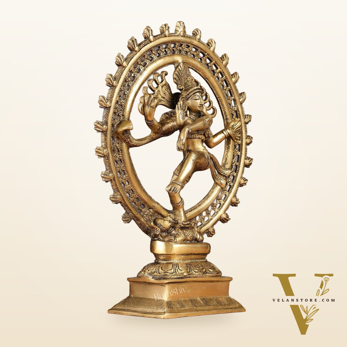 Brass Nataraja Statue 13"