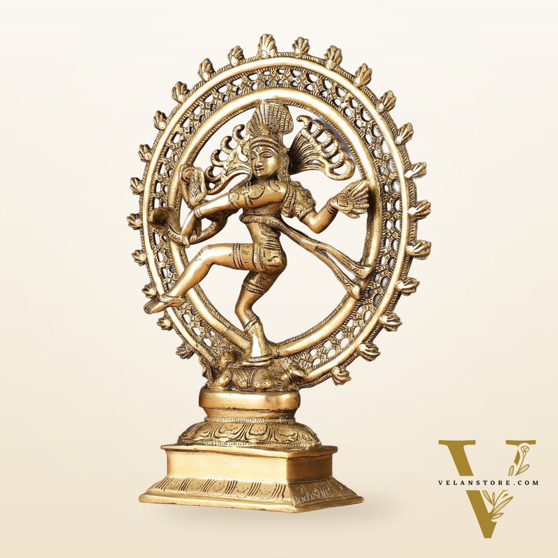 Brass Nataraja Statue 13"