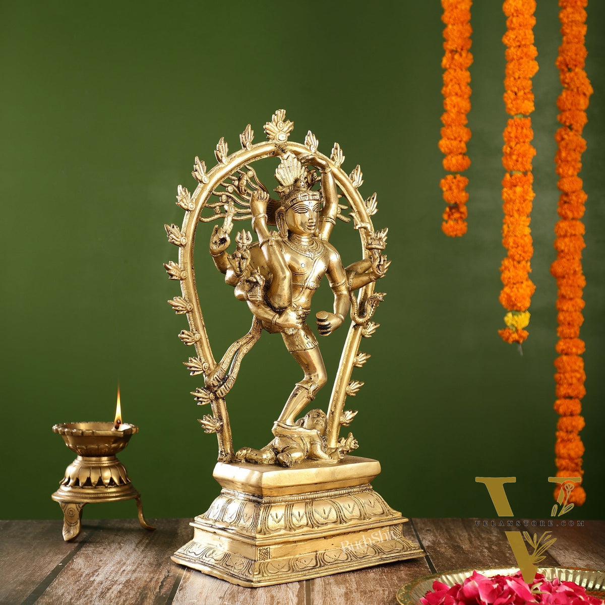 Brass Nataraja Statue | 18" Urdhava Tandava Pose