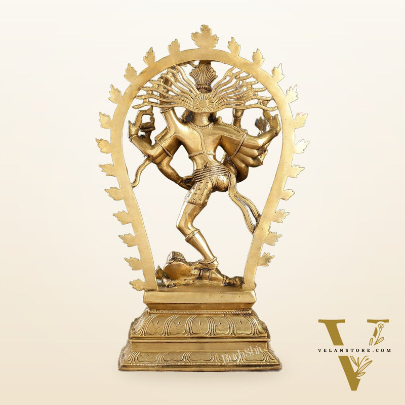 Brass Nataraja Statue | 18" Urdhava Tandava Pose