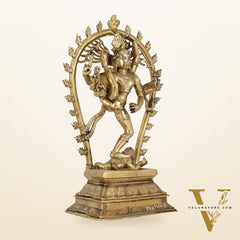 Brass Nataraja Statue | 18" Urdhava Tandava Pose